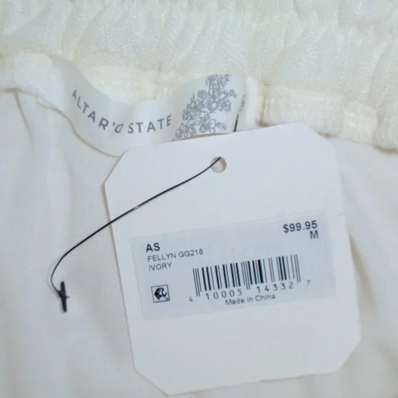 NWT Altar’d State Stars Tulle Tiered Ruffle Midi Fellyn Ballerina Skirt Sz M - Picture 13 of 15